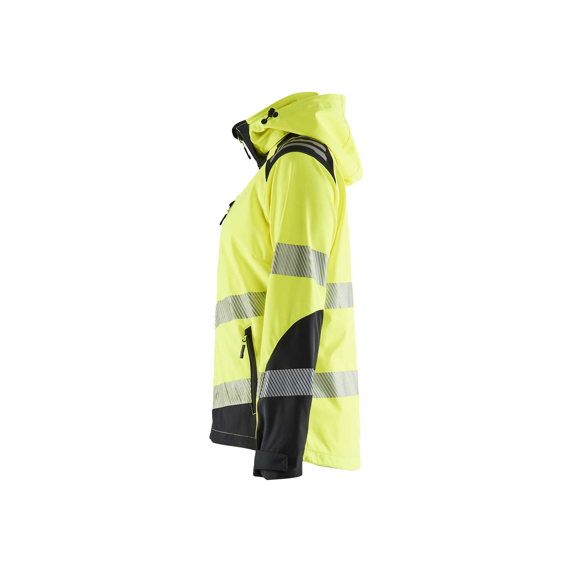 BLAKLADER 47912513 Women's Hi Vis Softshell Jacket Hi Vis Reflective Softshell Work Jacket WOMEN - Waterproof