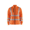 BLAKLADER 35632538 Hi Vis Reflective Full-zip Work Sweatshirt MEN - Breathable