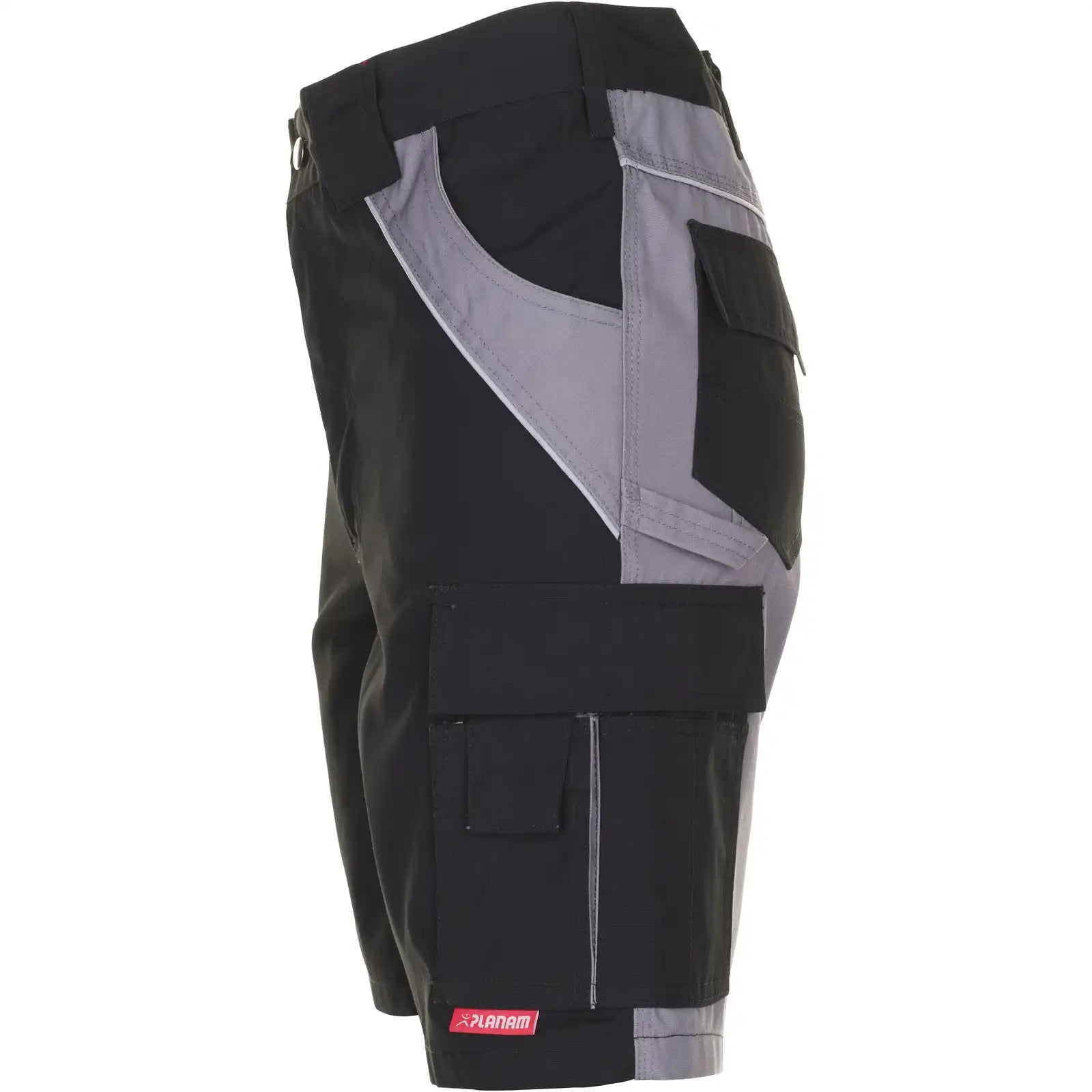 Planam Plaline Shorts schwarz/zink XS schwarz/zink - Produktbild ohne Model