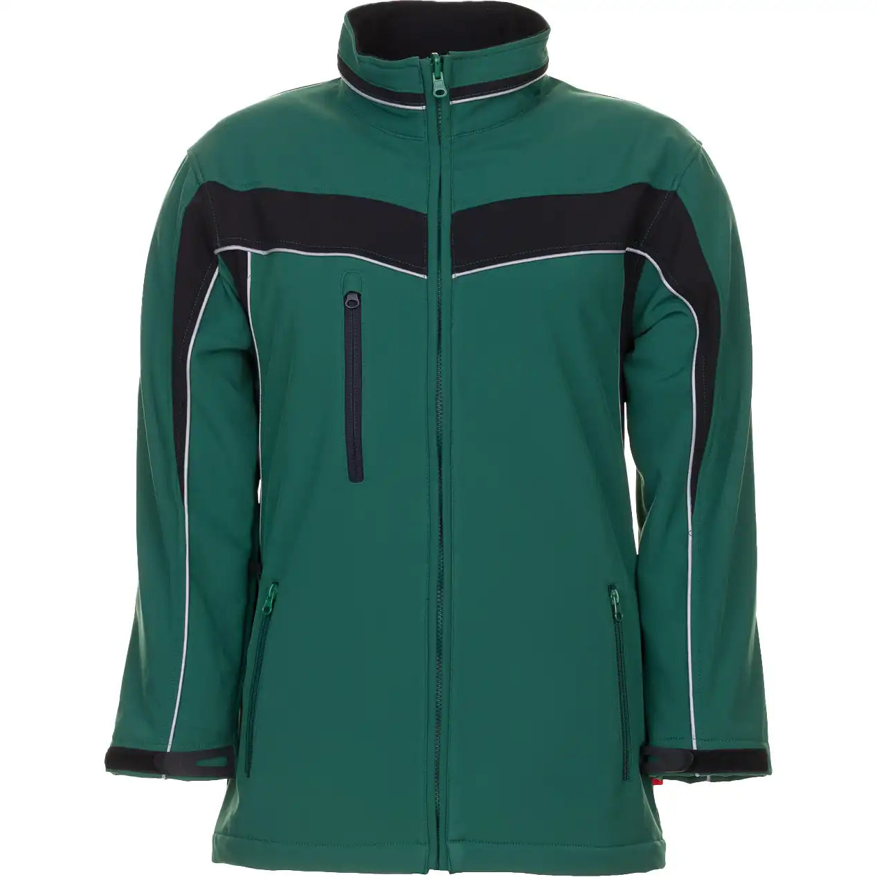 Planam Plaline Softshelljacke grün/schwarz XS grün/schwarz - Vorschaubild