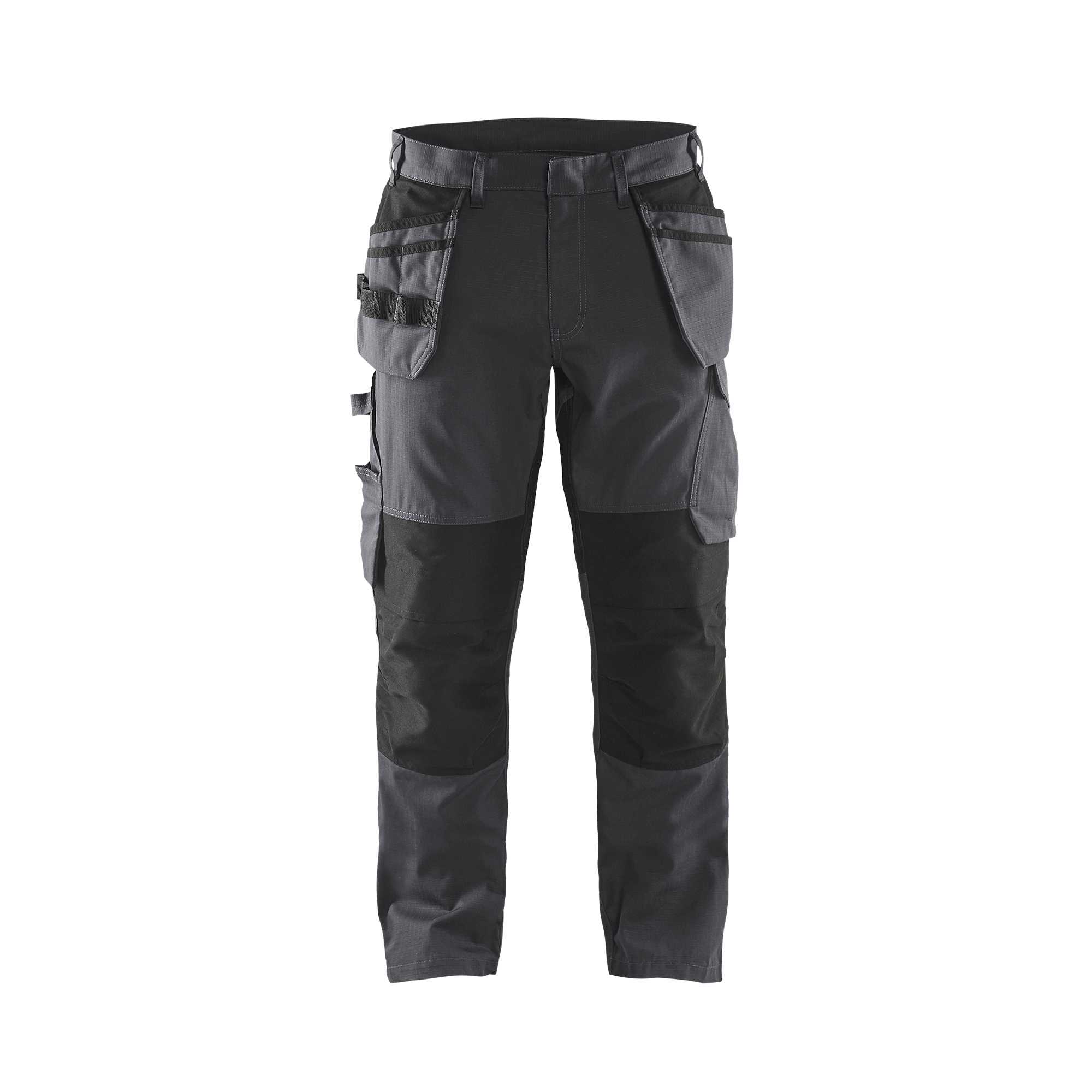 BLAKLADER 14961330 | Pantalon de service avec stretch et poches à outils Pantalon de travail homme - Tissu Ripstop