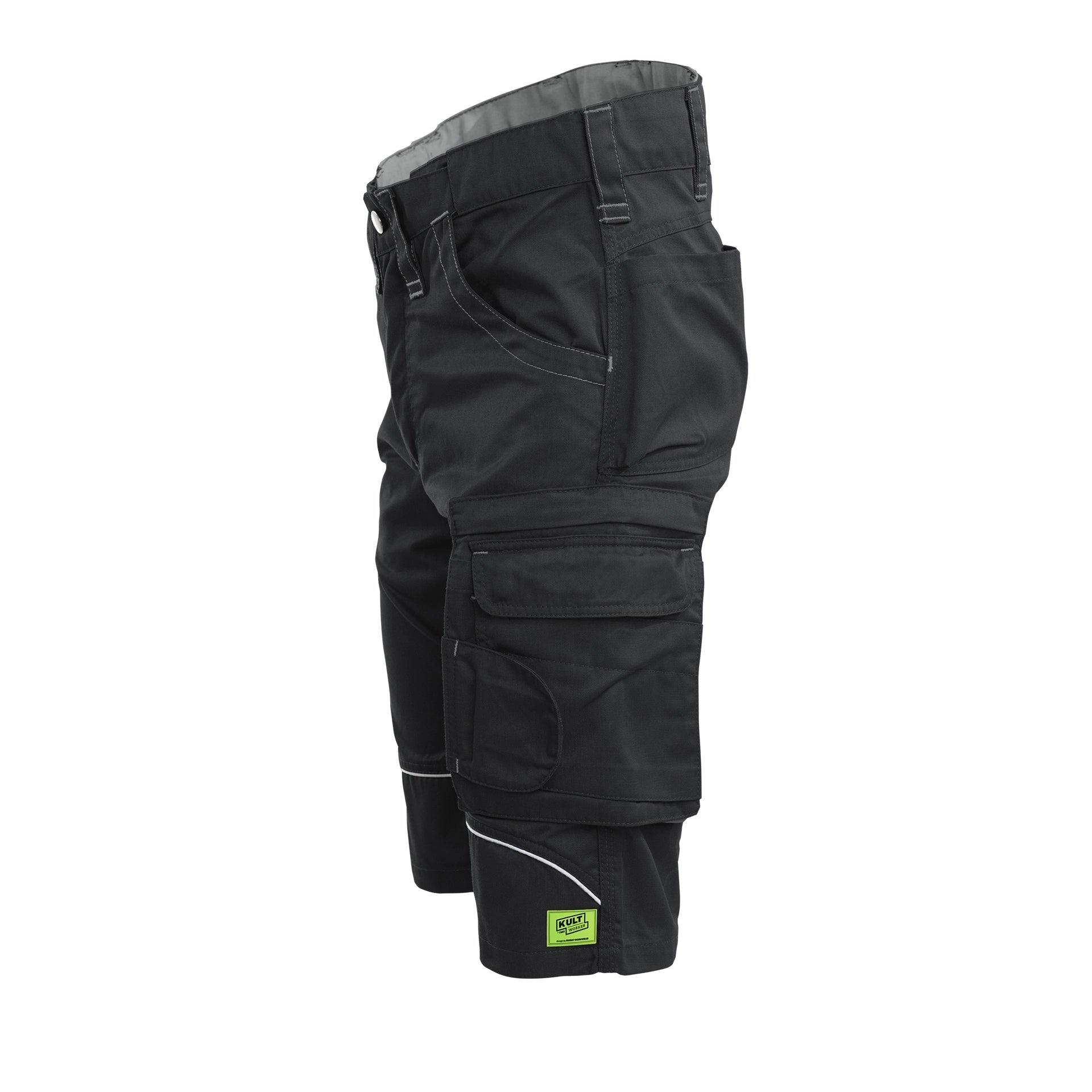 TMG Kult Worker Work shorts black - KW-180010_Arbeitsshorts_schwarz_seite_1920x1920