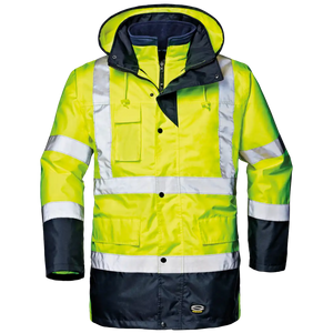 MOTORWAY SPLIT JACKET - Class 3 - Hi-Vis - PU Coated Polyester - Image 1
