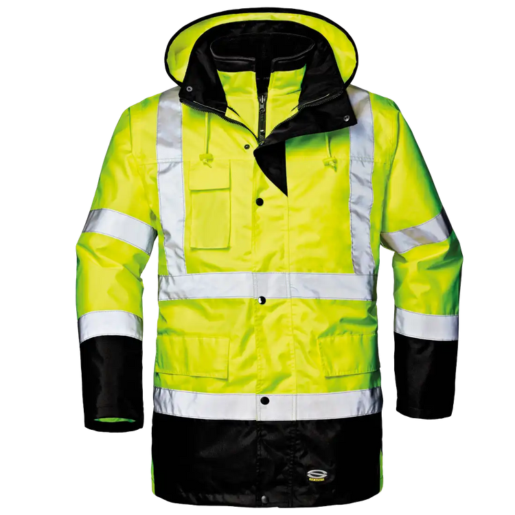 MOTORWAY SPLIT JACKET - Class 3 - Hi-Vis - PU Coated Polyester - Image 1