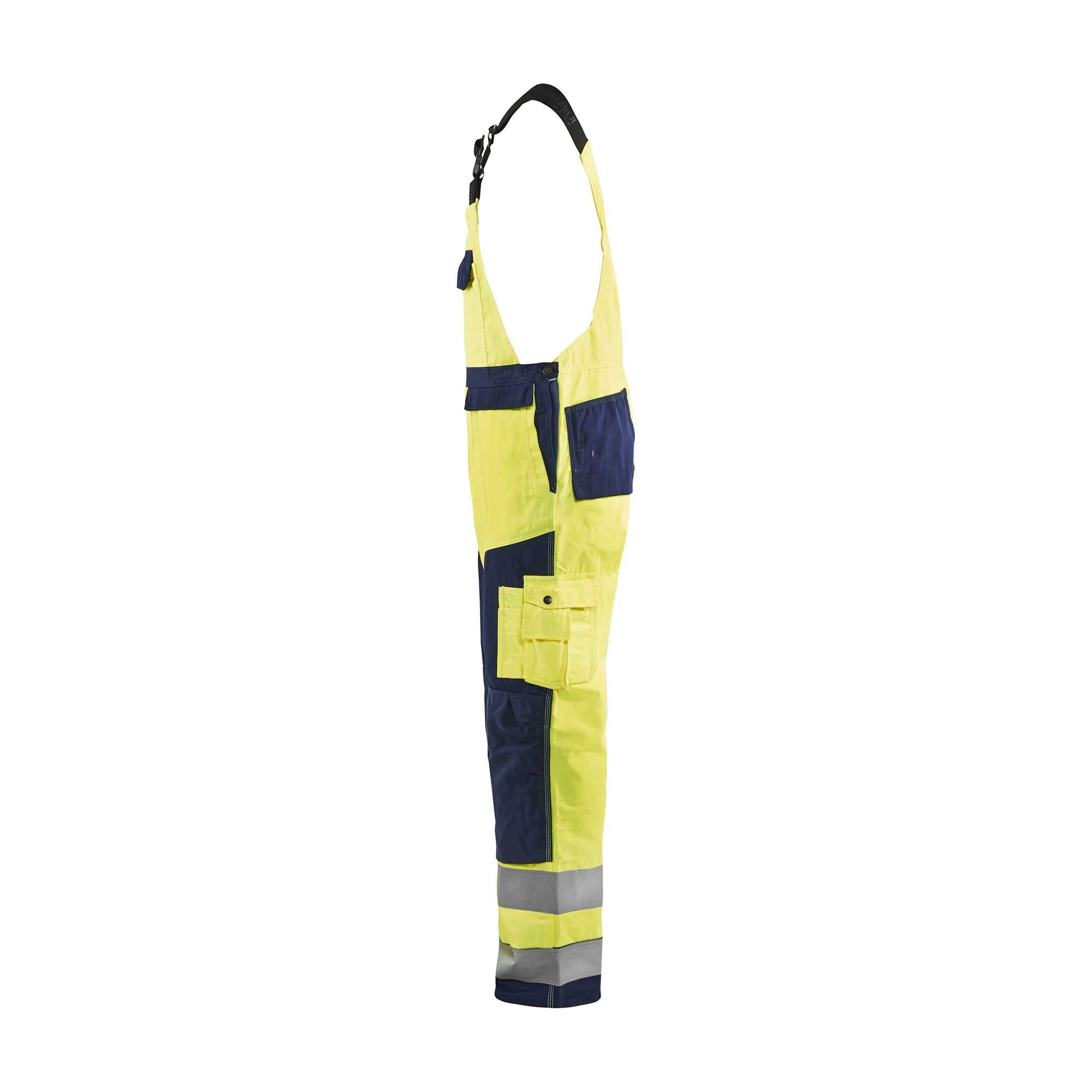 BLAKLADER 26601811 Hi Vis Bib trousers Hi Vis Reflective Work Bib Trousers Men - twill fabric