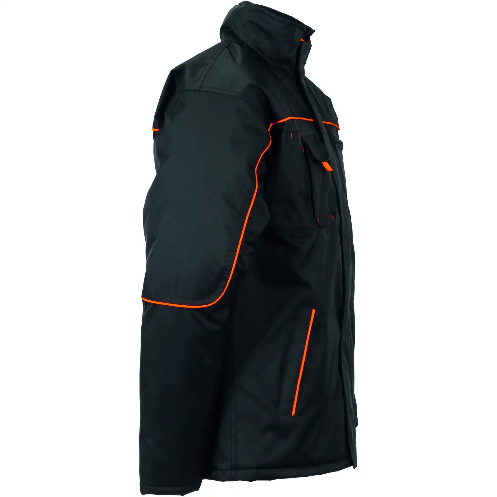 Planam Outdoor Piper Jacke schwarz/orange L schwarz/orange - Produktbild ohne Model