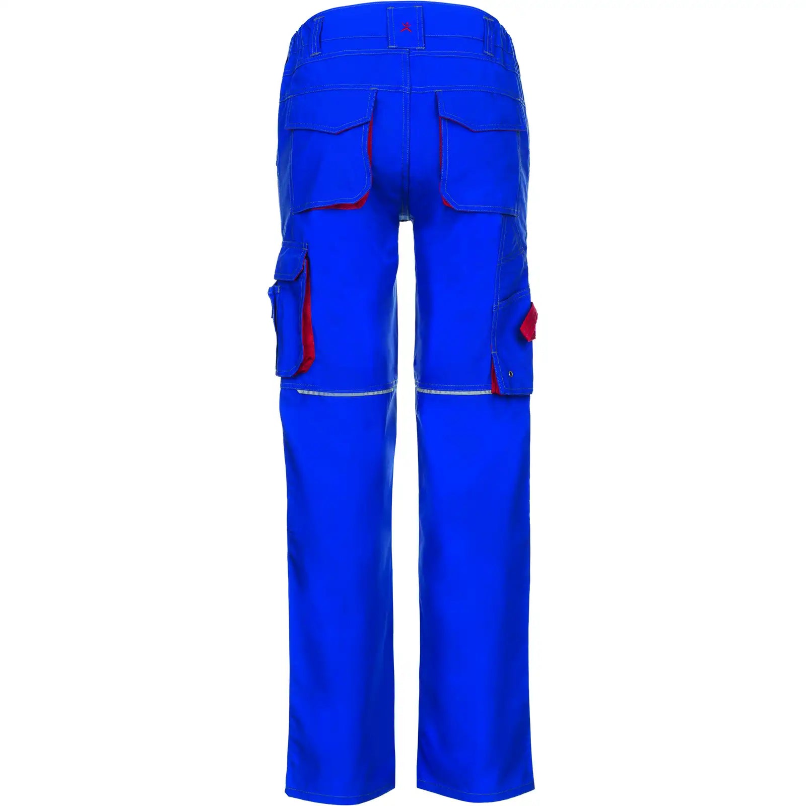 Planam Basalt Bundhose kornblumenblau/rot 102 kornblumenblau/rot - Produktbild ohne Model
