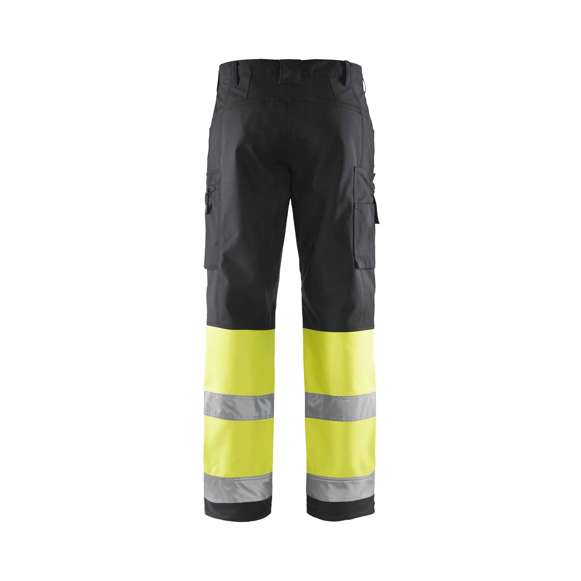 BLAKLADER 15622517 | Hi Vis Softshell-Hose Hi Vis Reflektierende Arbeitshose Herren - Wasserdicht