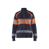 BLAKLADER 35051158 Hi Vis Reflective Full-zip Work Sweatshirt WOMEN - 100% Cotton