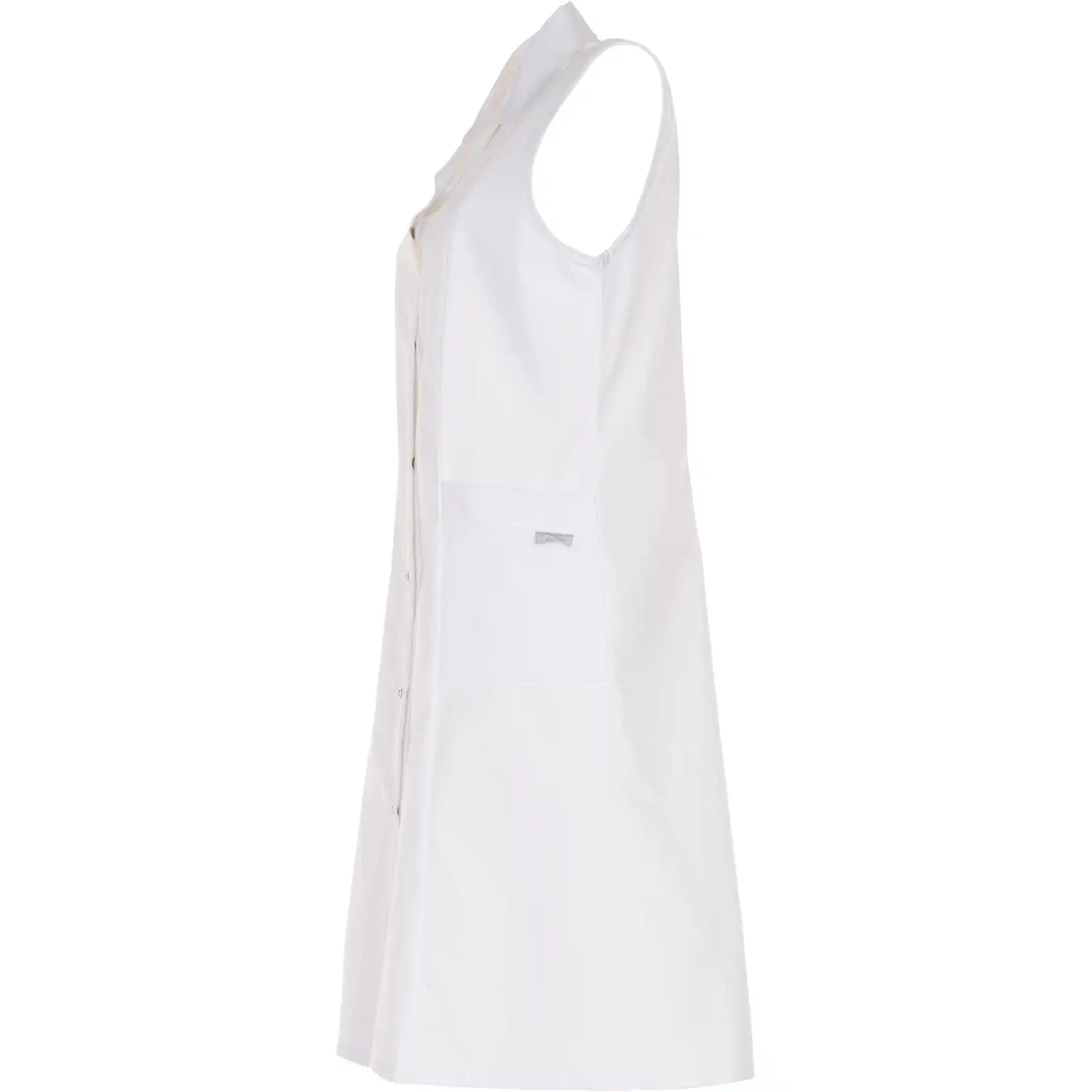 Planam Damen Mantel Mischgewebe ärmellos reinweiß 36 reinweiß - Produktbild ohne Model