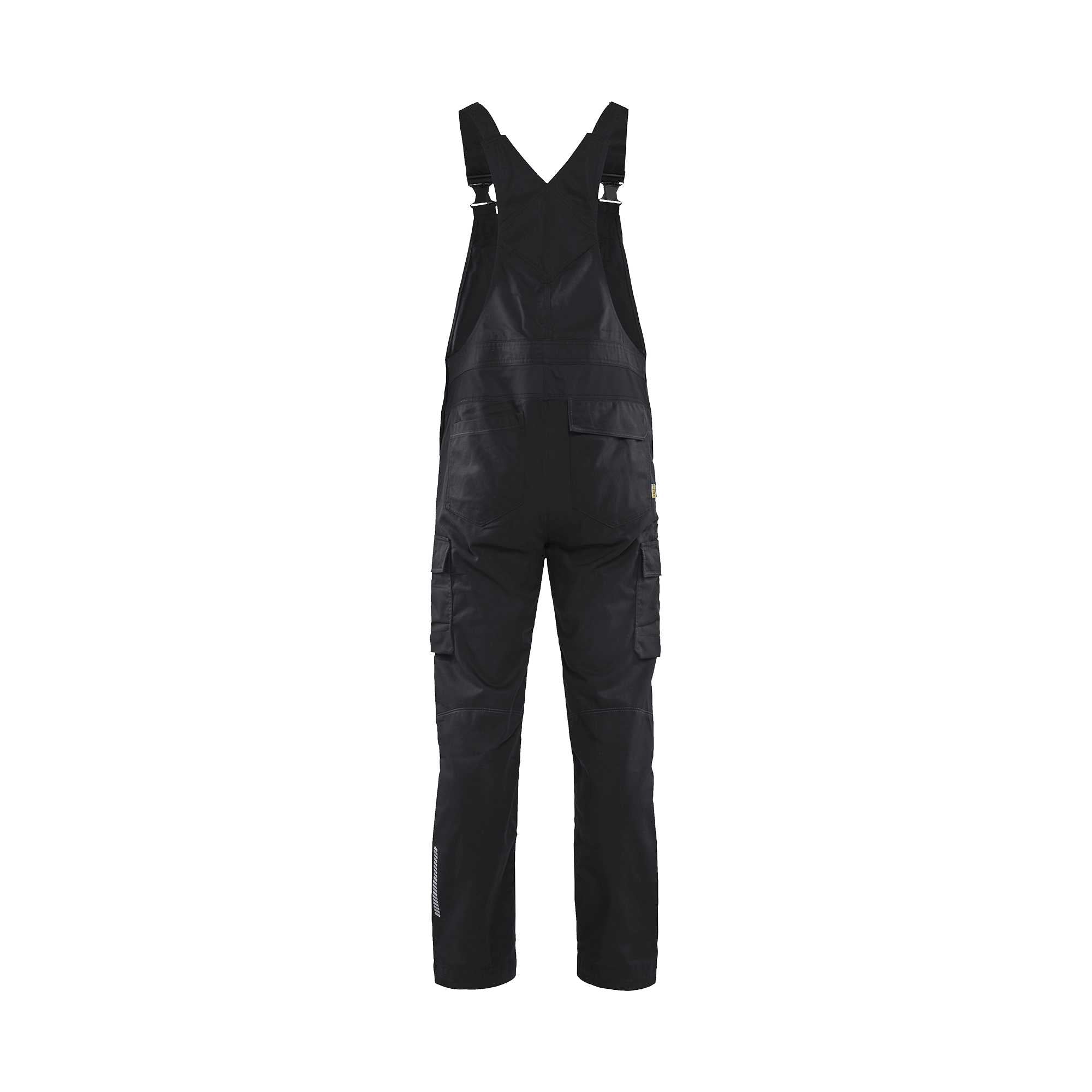 BLAKLADER 26661344 INDUSTRY BIB OVERALLS STRETCH Work Bib Trousers Men - cotton stretch fabric