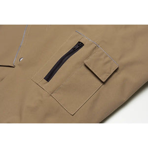 Planam Canvas 320 Winterparka khaki/schwarz S khaki/schwarz - Extra Detailbild
