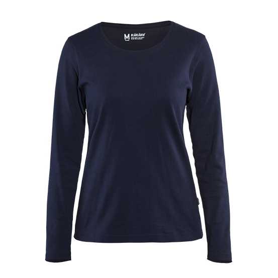 BLAKLADER 33011032 Women's Long Sleeved T Shirt Long Sleeve Work T-Shirt WOMEN - 100% Cotton