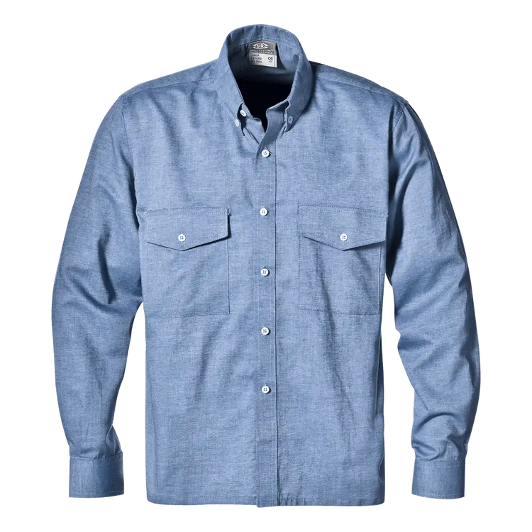 SIR SAFETY OXFORD long sleeve Long Sleeve Work Shirt MEN - 100% Cotton