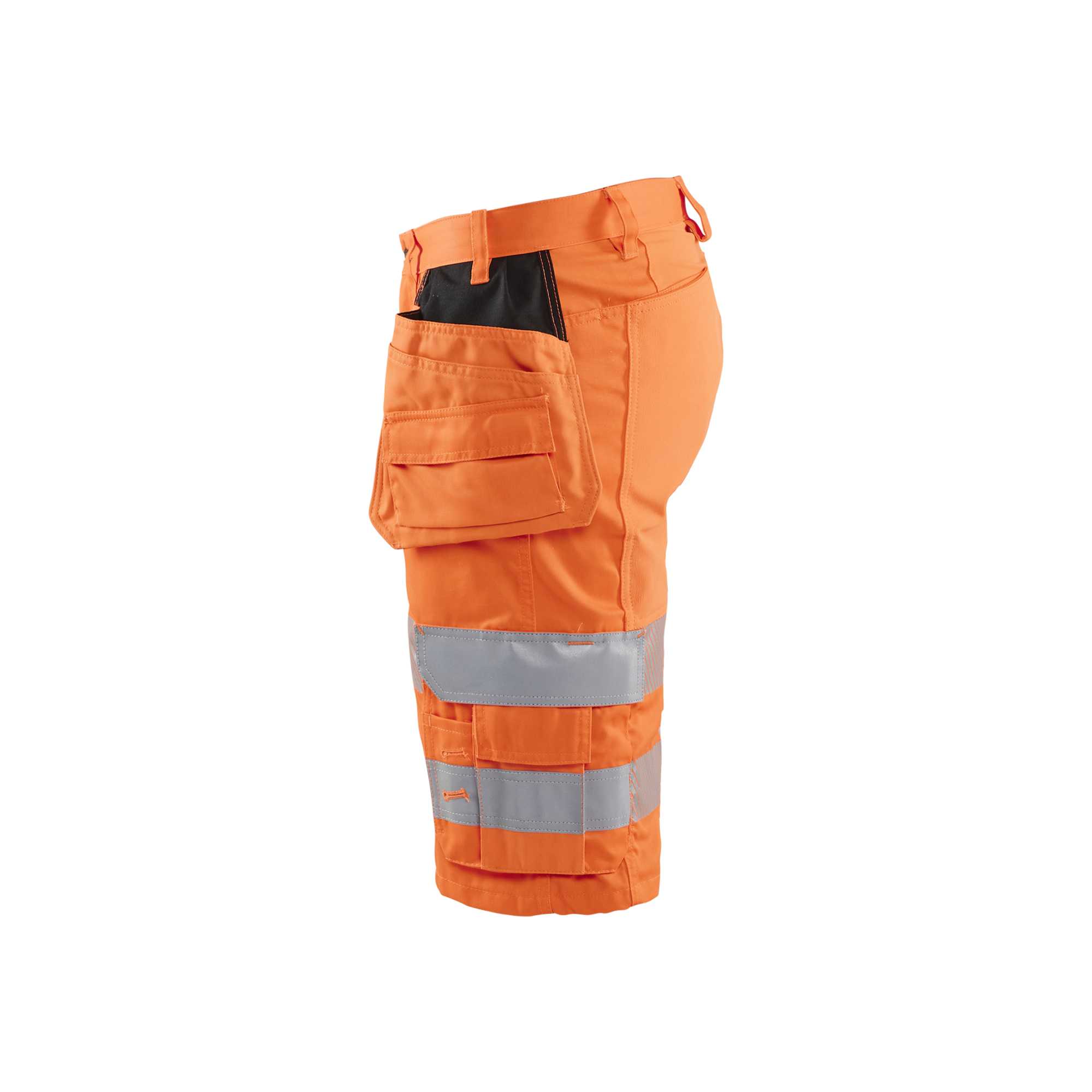 BLAKLADER 15861811 | Hi Vis shorts with stretch Hi Vis Reflective Work Shorts Men - Class 2 Certified