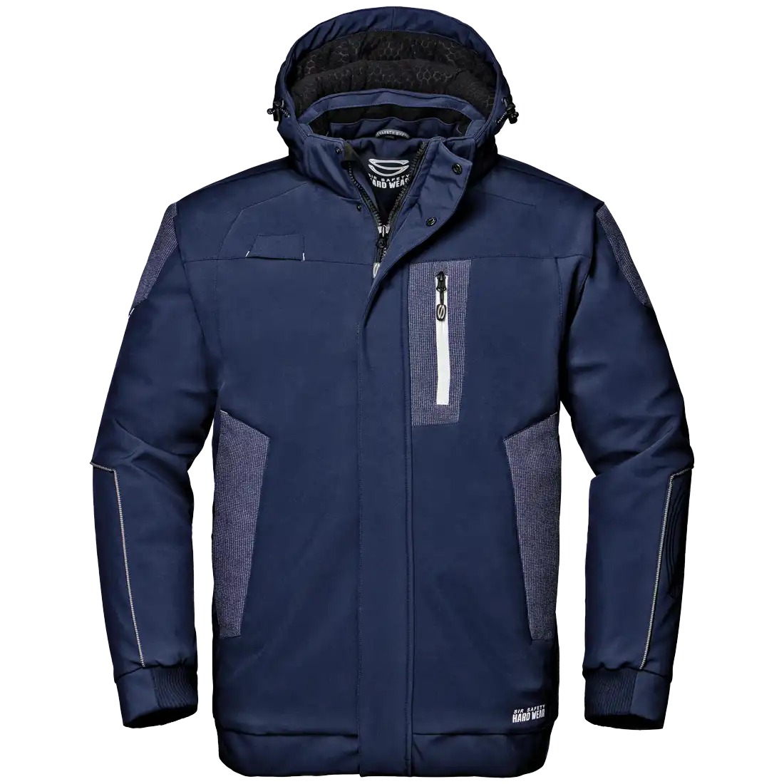 DOLPHIN JACKET - Hi-Vis Reflex Inserts - Water Repellent Zippers - Detachable Hood - Image 1