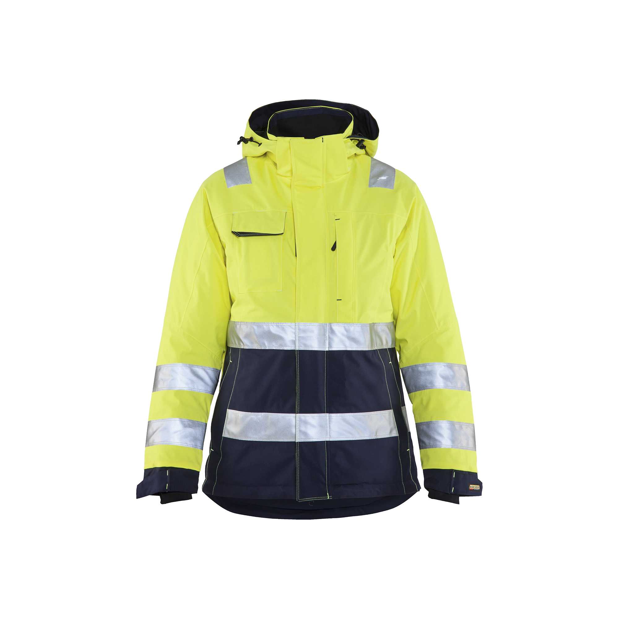 BLAKLADER 48721987 Women's Hi Vis Winter Jacket Hi Vis Reflective Work Jacket WOMEN - Waterproof