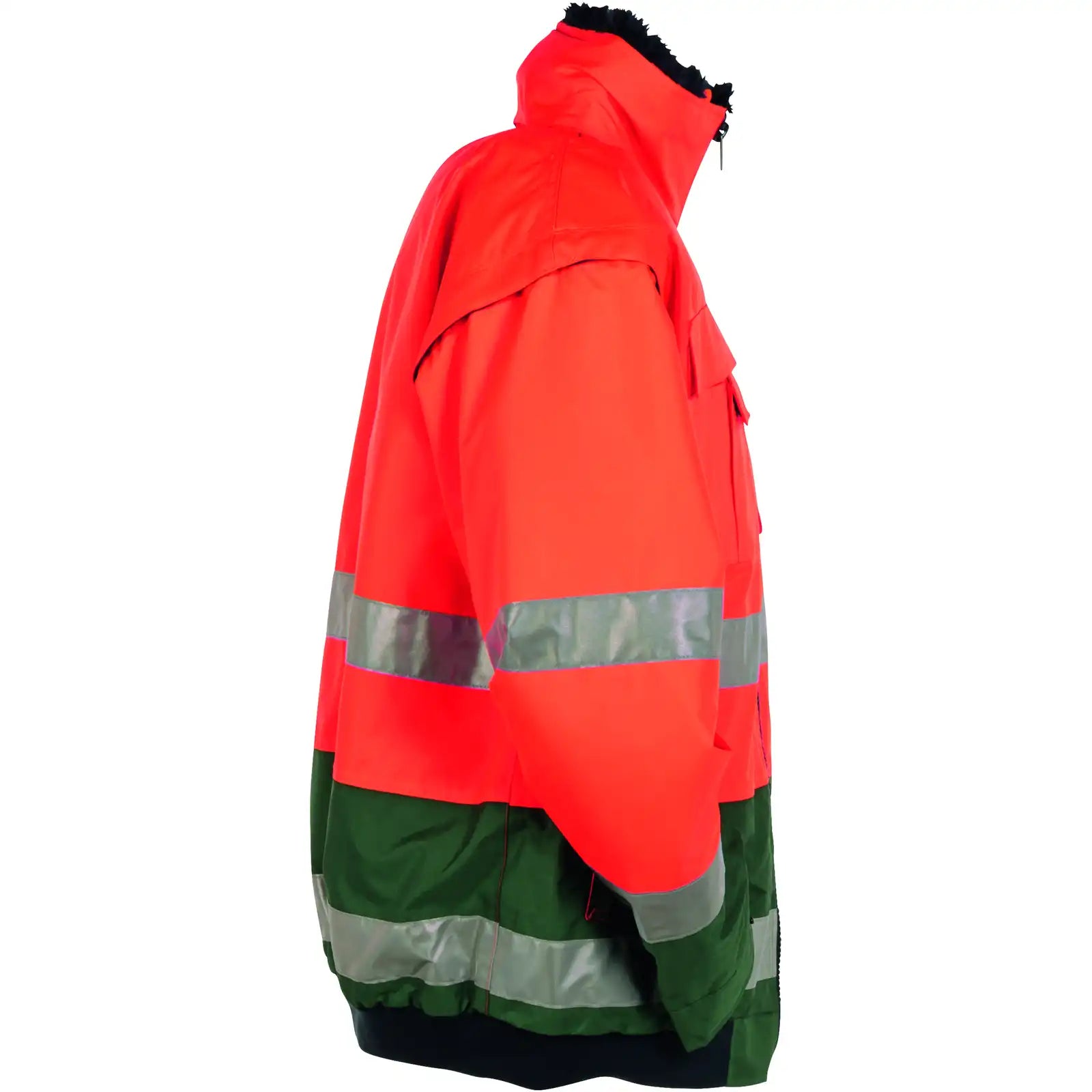 Planam Warnschutz Comfortjacke orange/grün 4XL orange/grün - Produktbild ohne Model