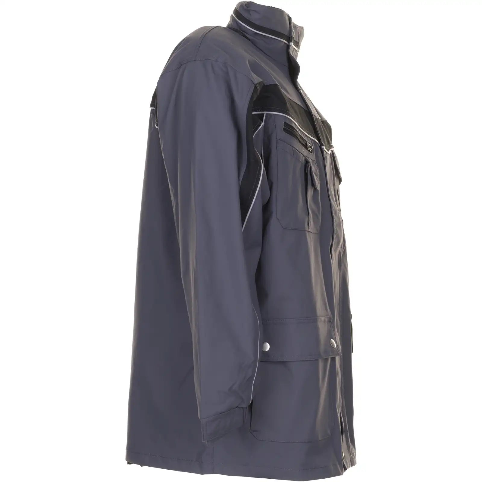 Planam Plaline Allwetterjacke schiefer/schwarz XS schiefer/schwarz - Produktbild ohne Model