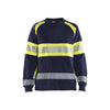 BLAKLADER 34091158 Hi Vis Reflective Sweatshirt WOMEN - 100% Cotton