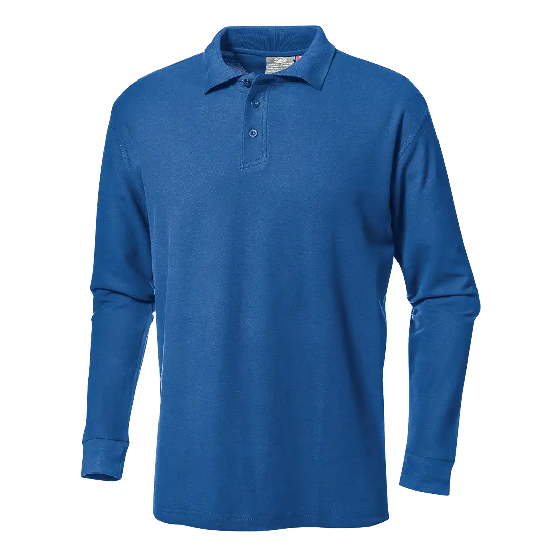 SIR SAFETY PIQUET polo long sleeve Long Sleeve Work Polo MEN - 100% Cotton