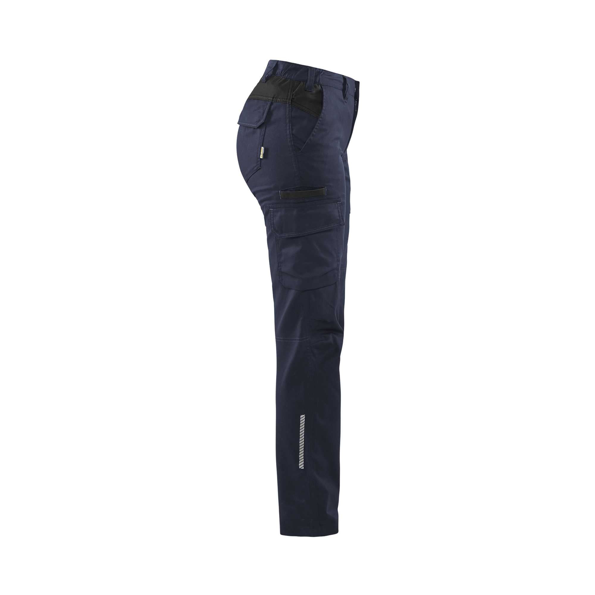 BLAKLADER 71441832 pantaloni da lavoro da donna stretch alta visibilità riflettenti - tessuto twill