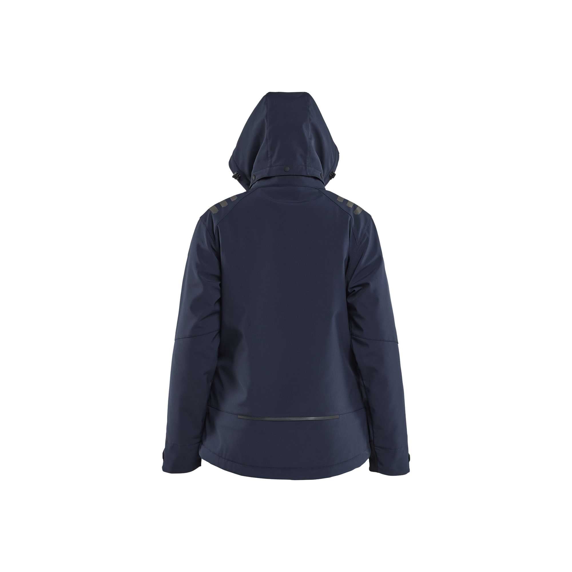 BLAKLADER 47512513 Women’s Lightweight Lined Winter Jacket Softshell Hi Vis Reflective Softshell Work Jacket WOMEN - Waterproof