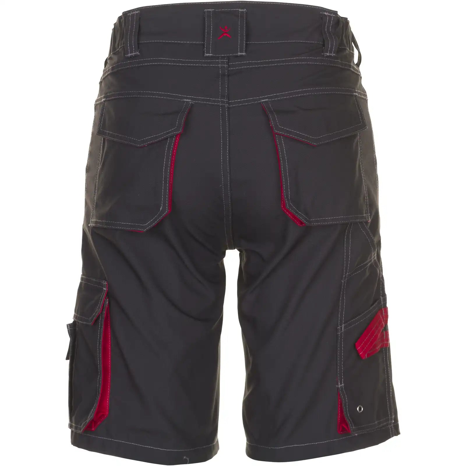 Planam Basalt Shorts anthrazit/rot S anthrazit/rot - Produktbild ohne Model