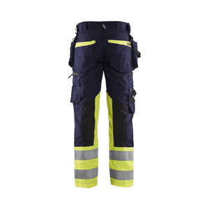 BLAKLADER 19941330 | High Vis-broek met stretch High Vis Reflecterende Werkbroek Heren - Ripstop-stof