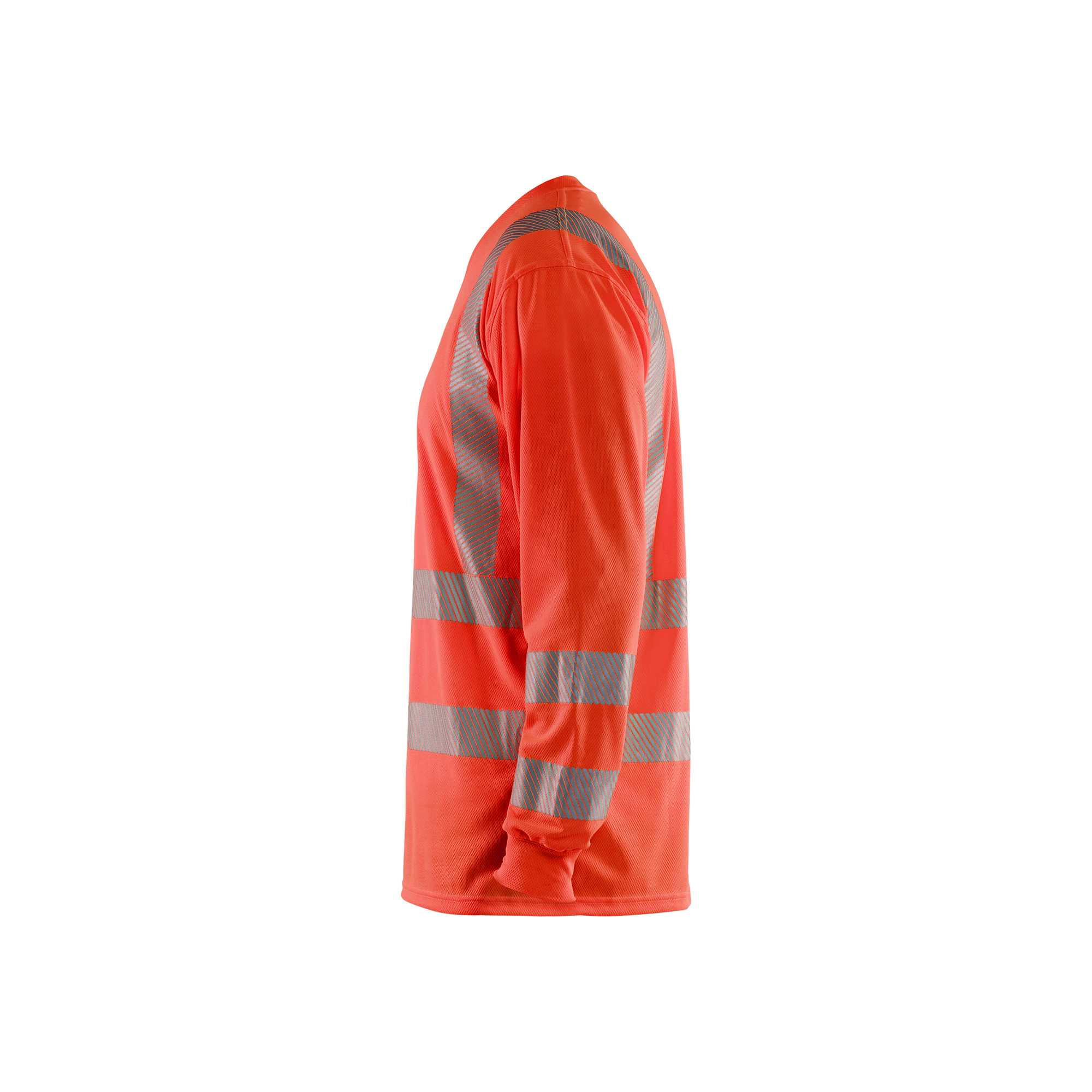 BLAKLADER 33851013 Hi Vis UV Long sleeved T shirt Hi Vis Reflective Long Sleeve Work T-Shirt MEN - 100% Polyester
