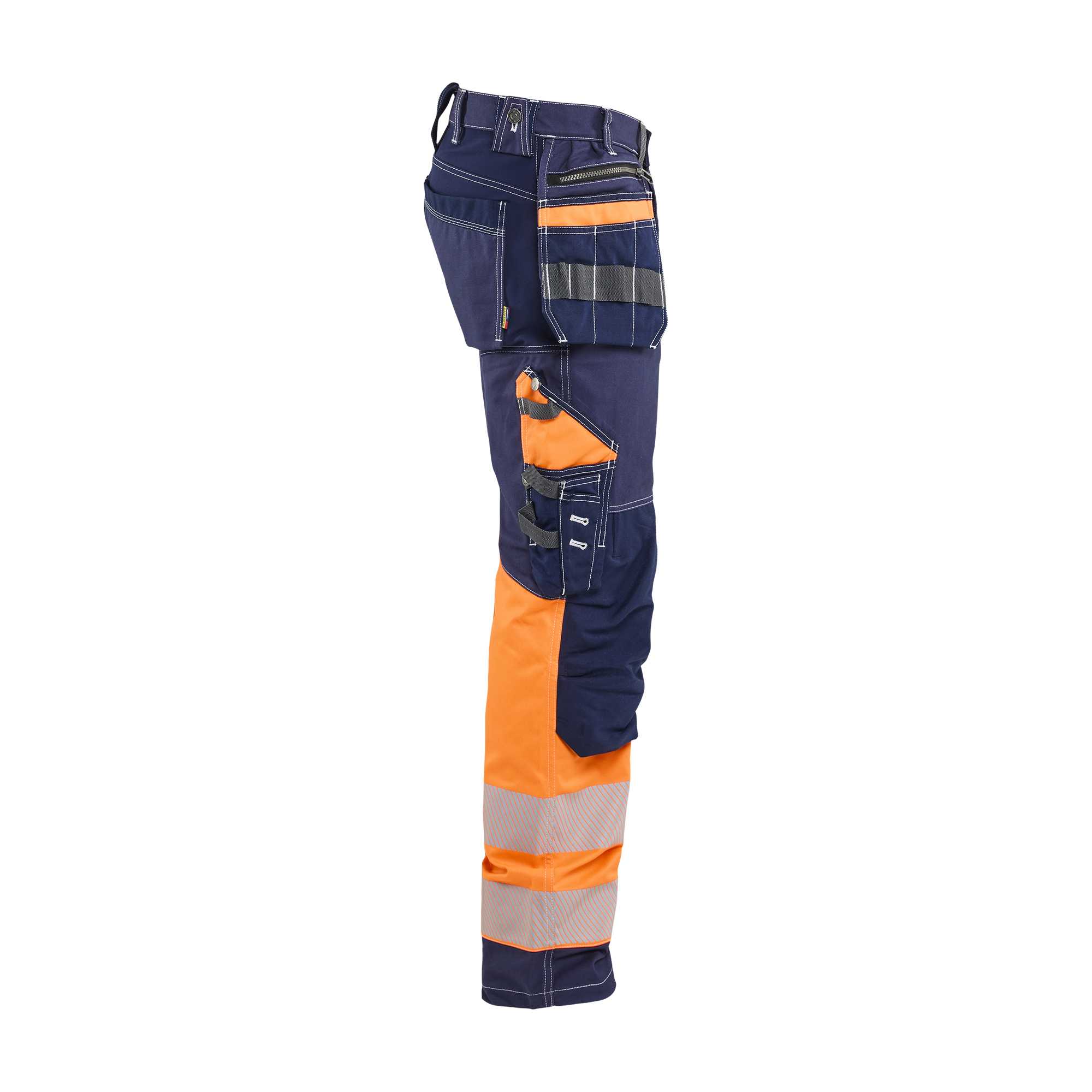 BLAKLADER 17941370 Hi Vis Reflective Work Trousers Men - 100% Cotton