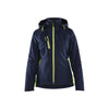 BLAKLADER 49721977 Women's Lightweight lined Winter Jacket Hi Vis Reflective Work Jacket WOMEN - Waterproof