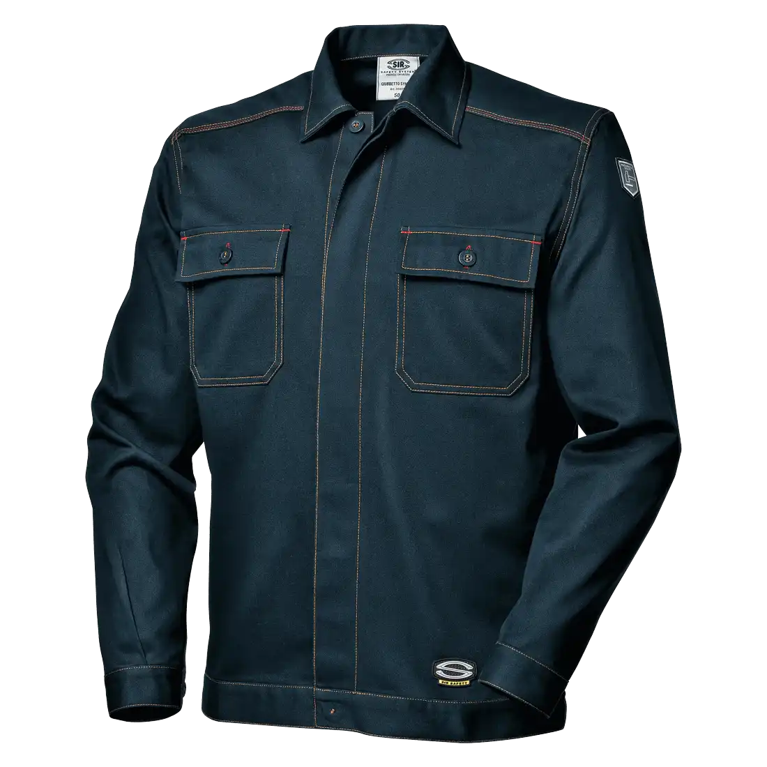 SYMBOL SHORT JACKET - Breathable Cotton - Reinforced Seams - Concealed Closure - Image 1