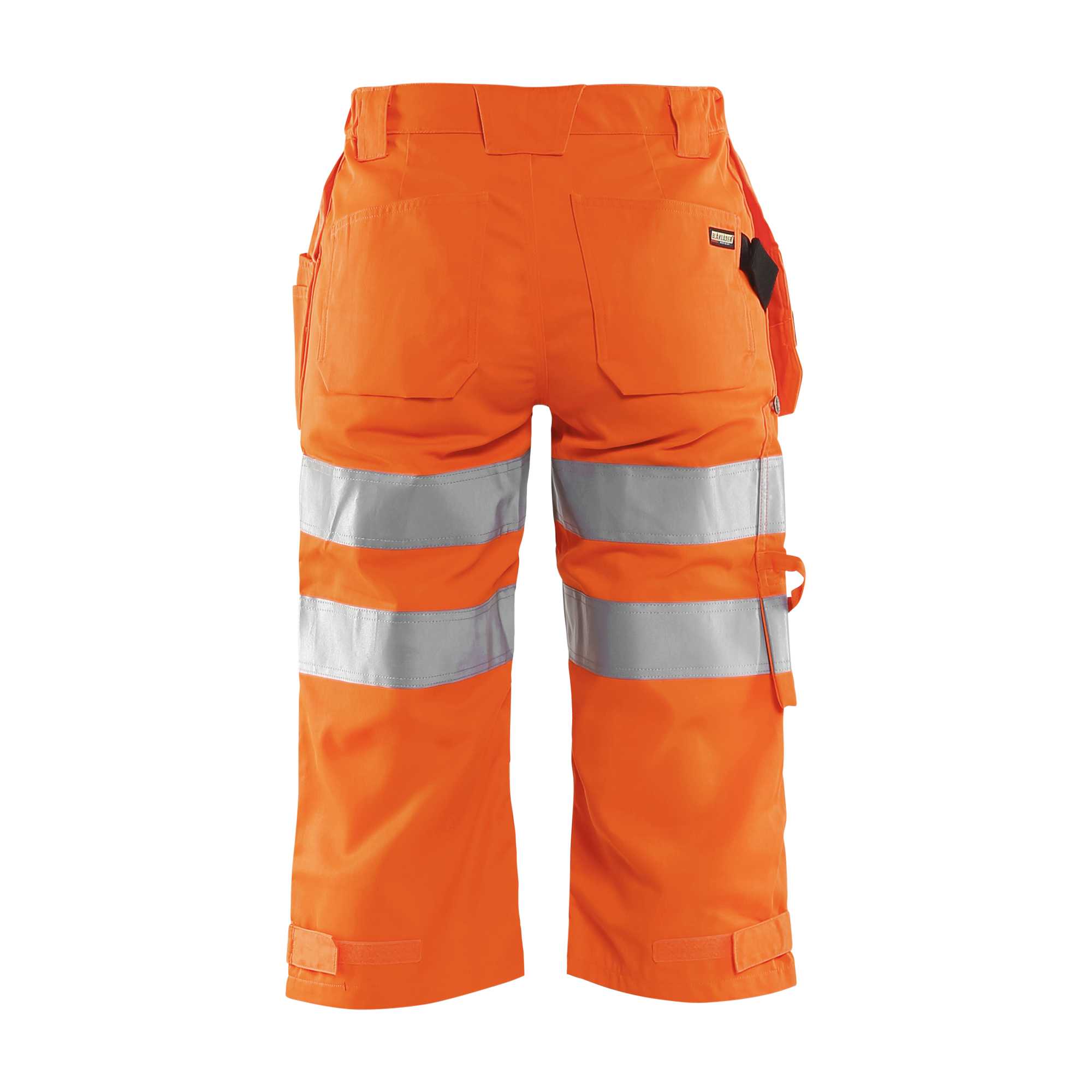 BLAKLADER 71391811 WOMEN'S PIRATE SHORTS HI VIS Hi Vis Reflective Work Pirate Bermuda Women - twill fabric
