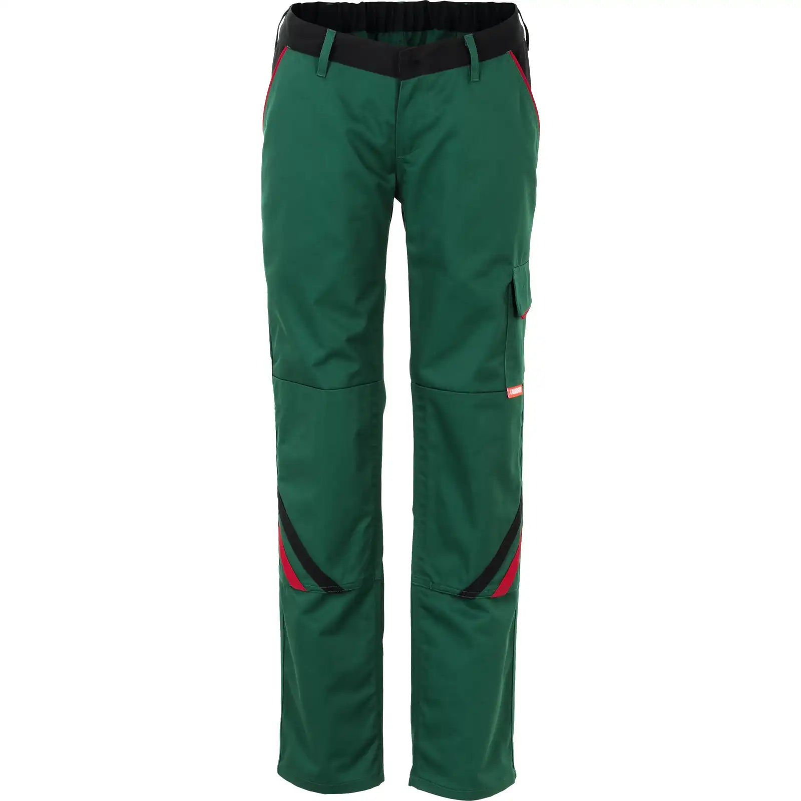 Planam Highline Damen Bundhose grün/schwarz/rot 34 grün/schwarz/rot - Vorschaubild