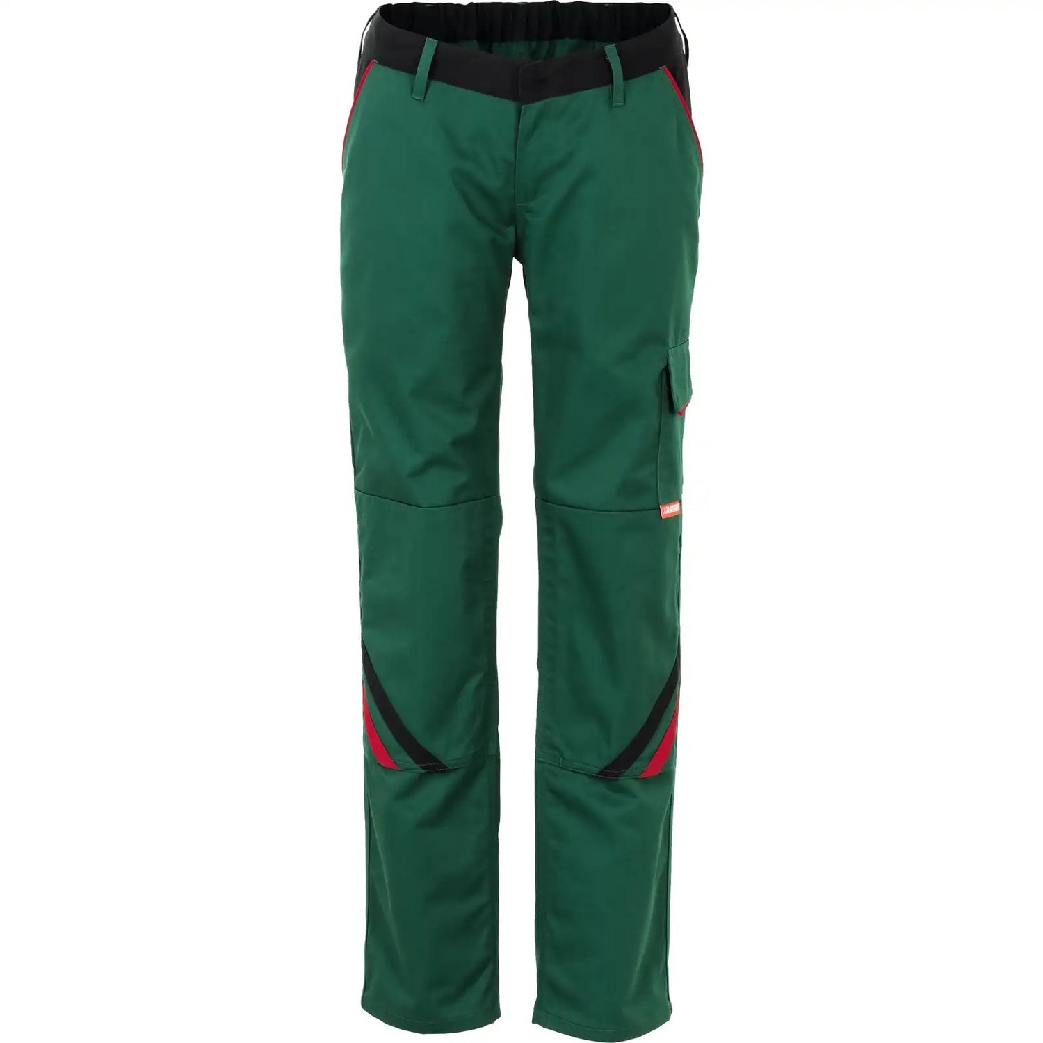 Planam Highline Damen Bundhose grün/schwarz/rot 34 grün/schwarz/rot - Vorschaubild