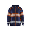 BLAKLADER 35521158 Hi Vis Hoodie Hi Vis Reflective Hoodie Work Sweatshirt MEN - 100% Cotton