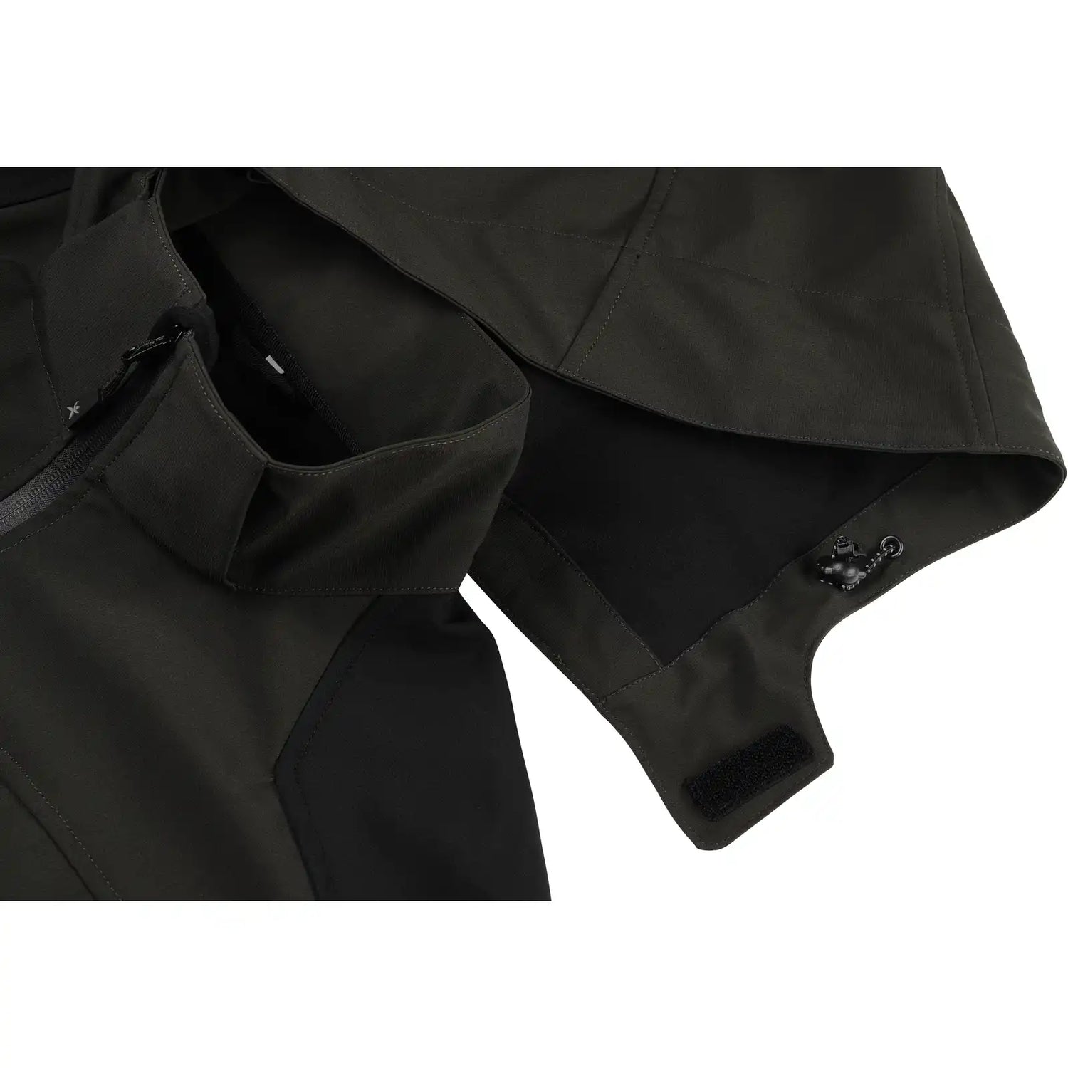 Planam Moto Softshelljacke oliv/schwarz S oilv/schwarz - Extra Detailbild