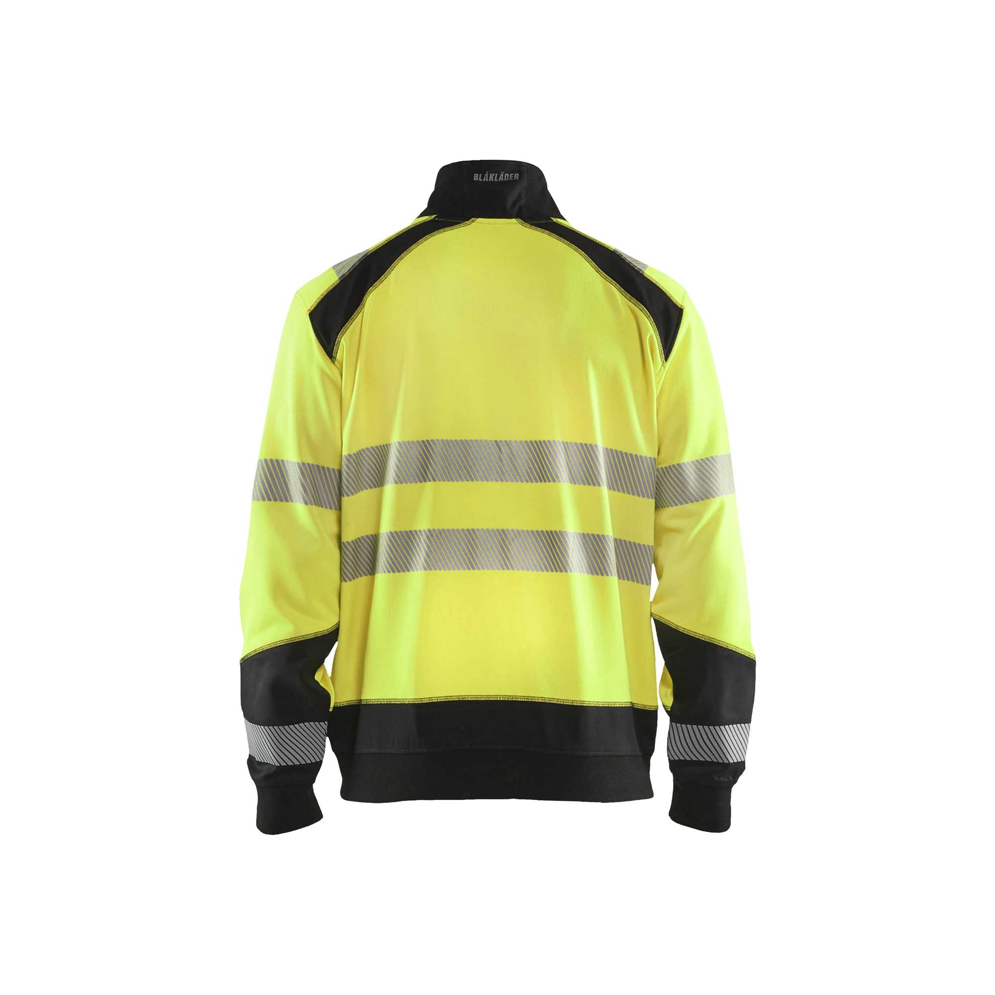 BLAKLADER 35582528 Hi Vis Reflective Full Zip Work Sweatshirt MEN - Brushed Inside