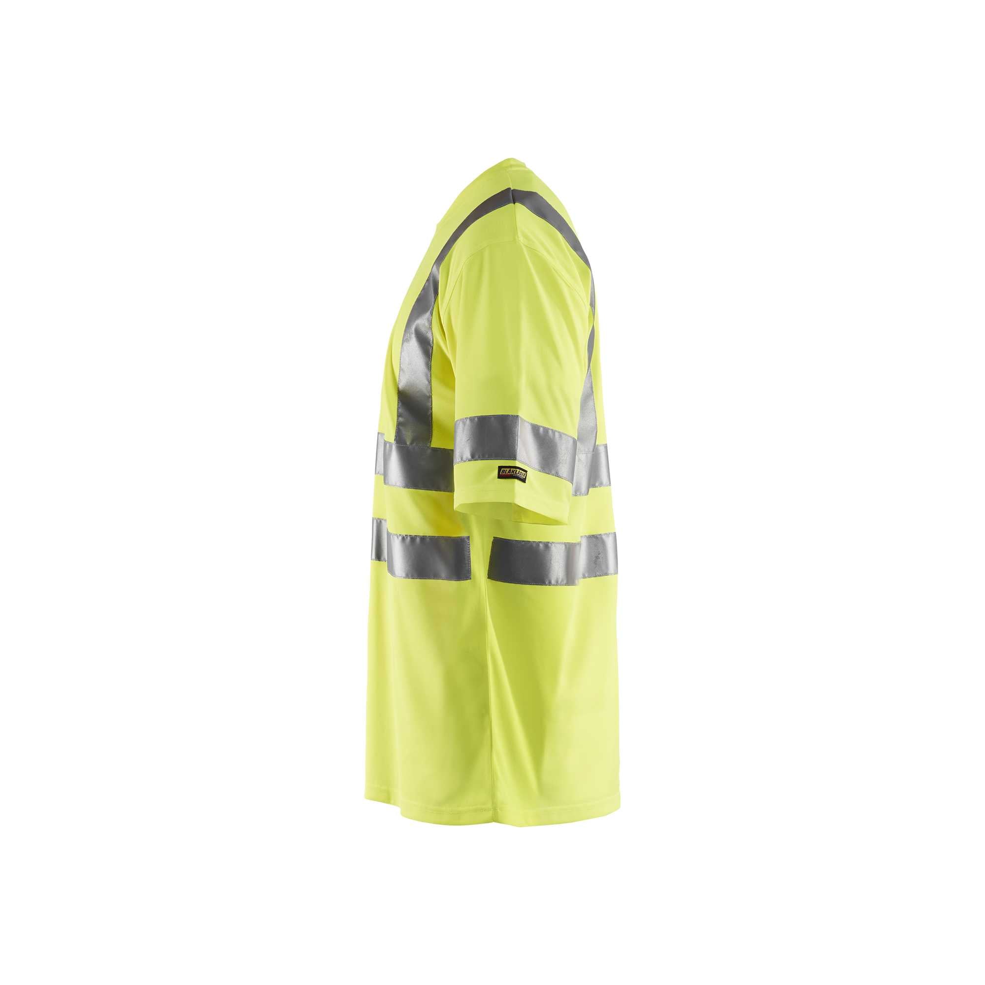 BLAKLADER 34131009 Hi Vis T shirt Hi Vis Reflective Short Sleeve Work T-Shirt MEN - 100% Polyester