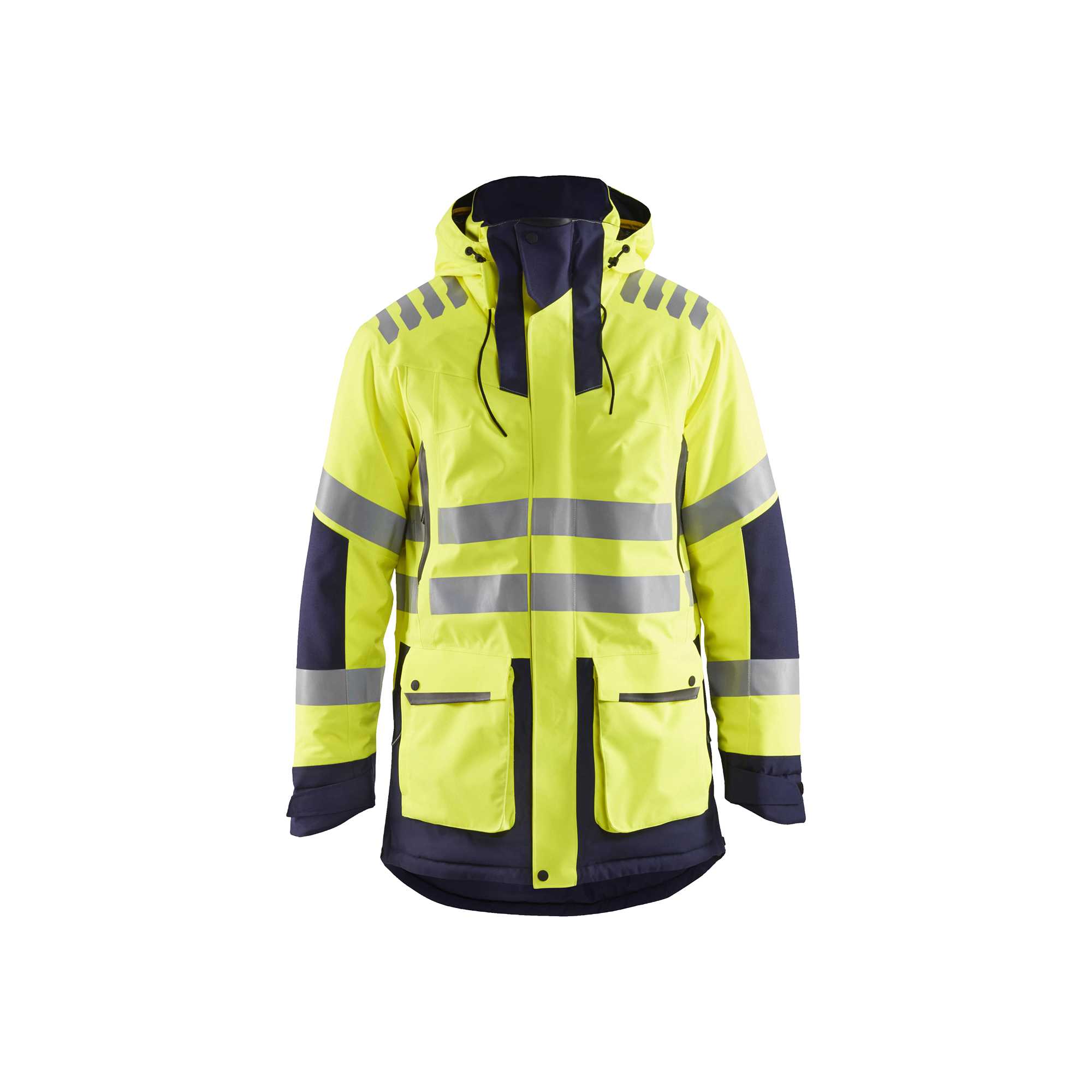 BLAKLADER 44691921 Hi Vis Parka Evolution Parka Work Jacket MEN - Waterproof