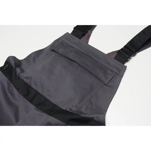 Planam Weld Shield Latzhose grau/schwarz 102 grau/schwarz - Extra Detailbild