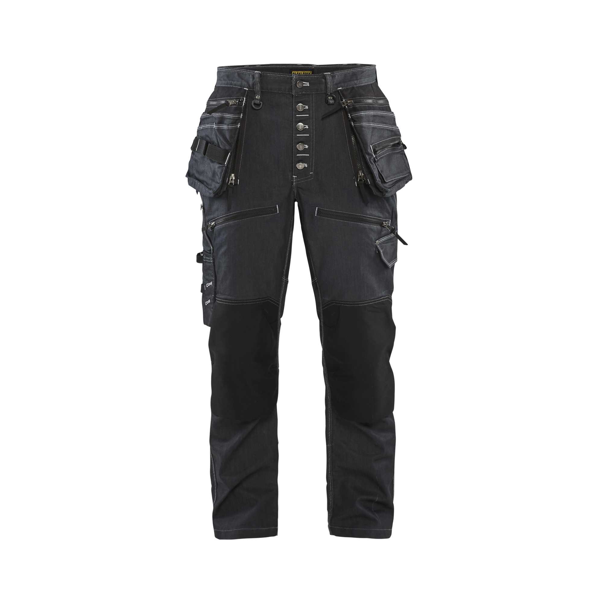 BLAKLADER 19991141 | Craftsman Trousers Stretch X1900 Work Trousers Men - Cordura Denim
