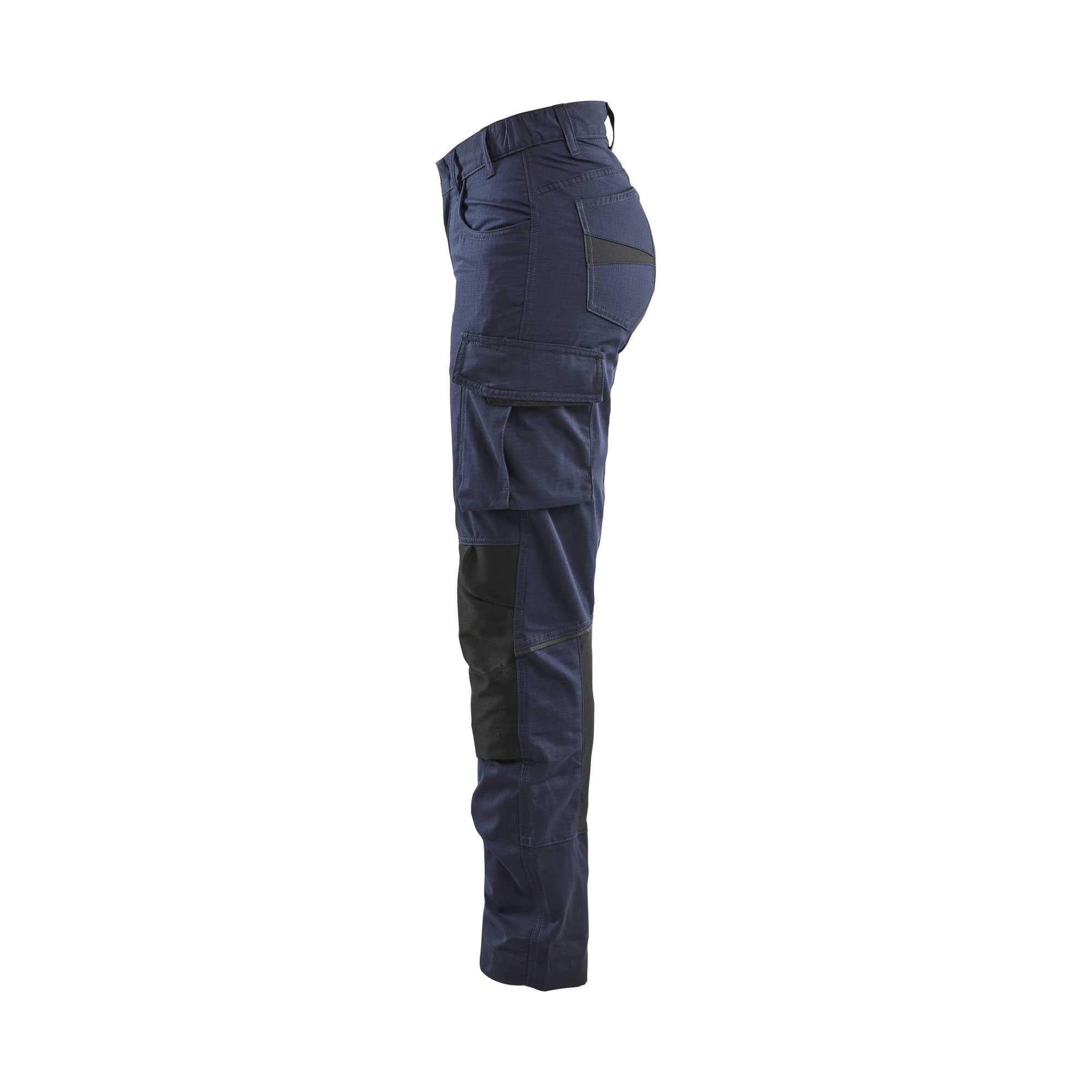 BLAKLADER 71951330 | Dames servicetrousers met stretch Hi Vis Reflecterende Werkbroek Dames - Ripstopstof