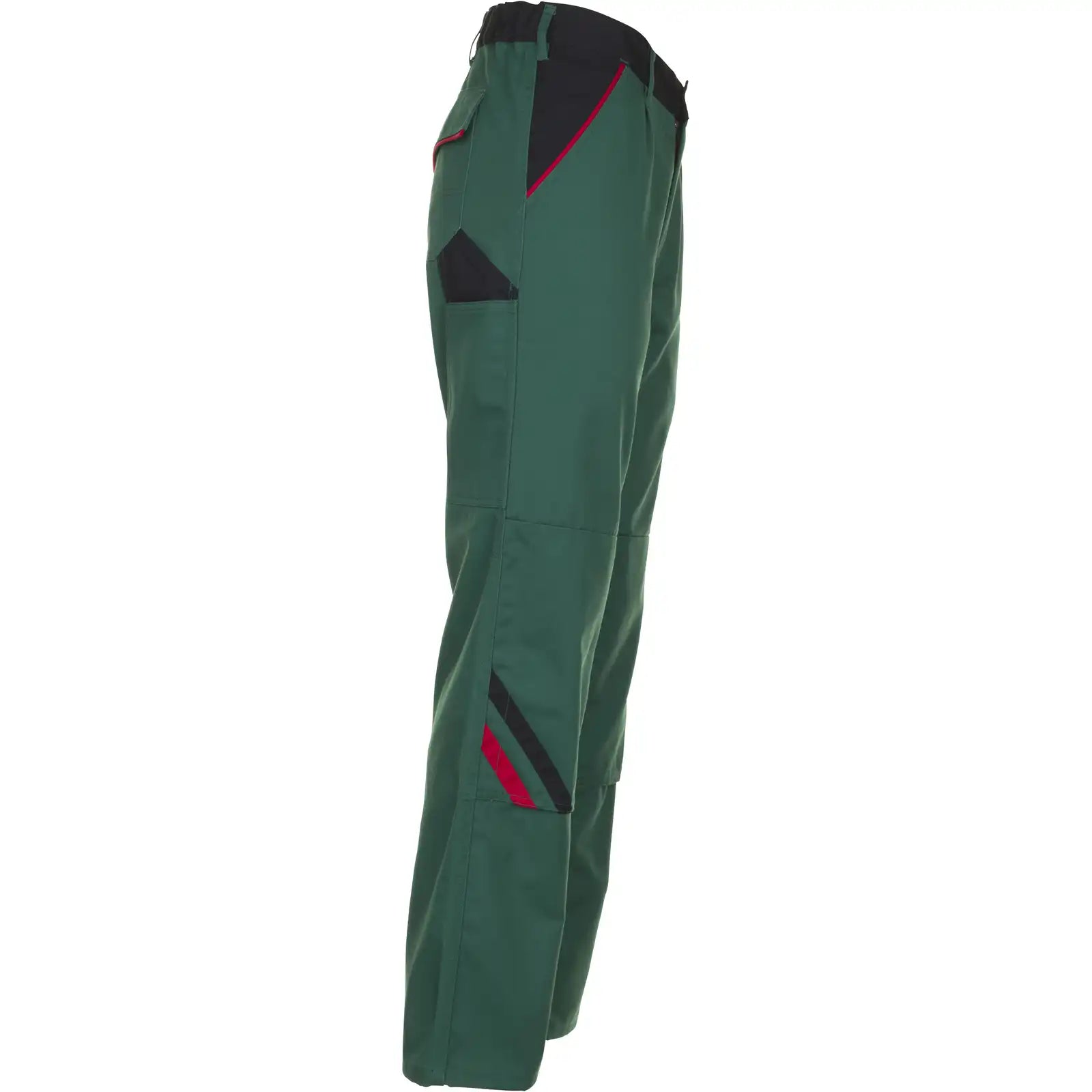 Planam Highline Bundhose grün/schwarz/rot 102 grün/schwarz/rot - Produktbild ohne Model