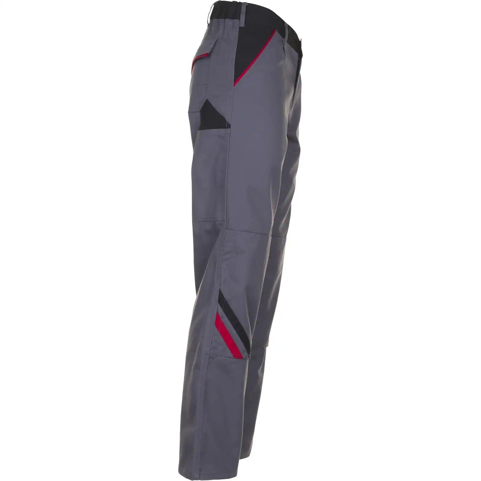 Planam Highline Bundhose schiefer/schwarz/rot 102 schiefer/schwarz/rot - Produktbild ohne Model