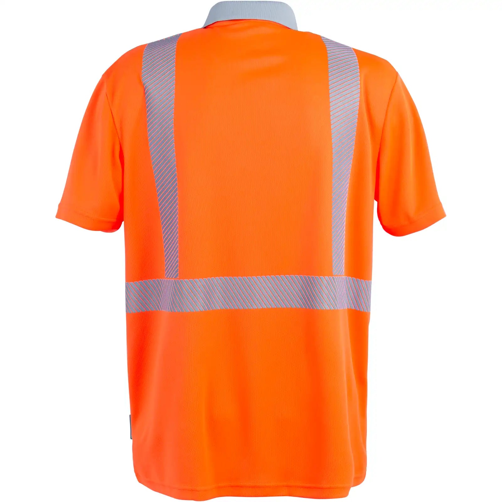 Planam Norit Warnschutz Poloshirt kurzarm orange/zink XS orange/zink - Produktbild ohne Model