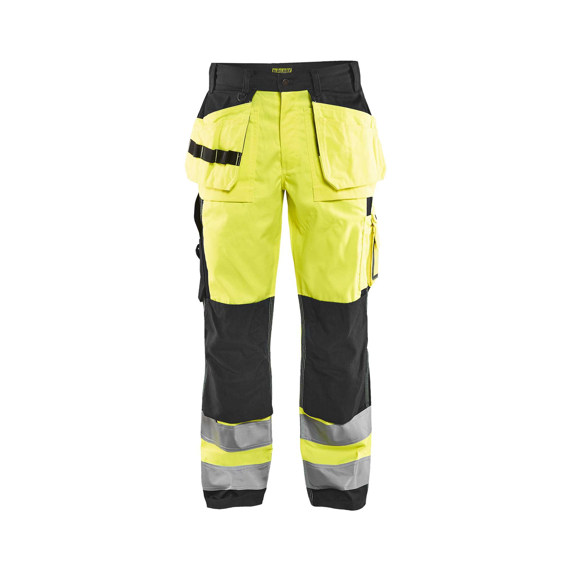 BLAKLADER 15331860 | Warnschutz-Hose Warnschutz Reflektierende Arbeitshose Herren - Twill-Gewebe