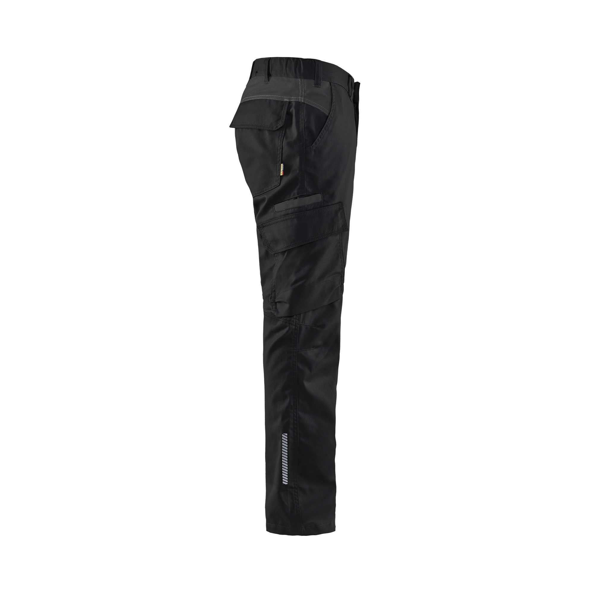 BLAKLADER 14441832 | Industriehose Stretch Hi Vis Reflektierende Arbeitshose Herren - Twill-Gewebe
