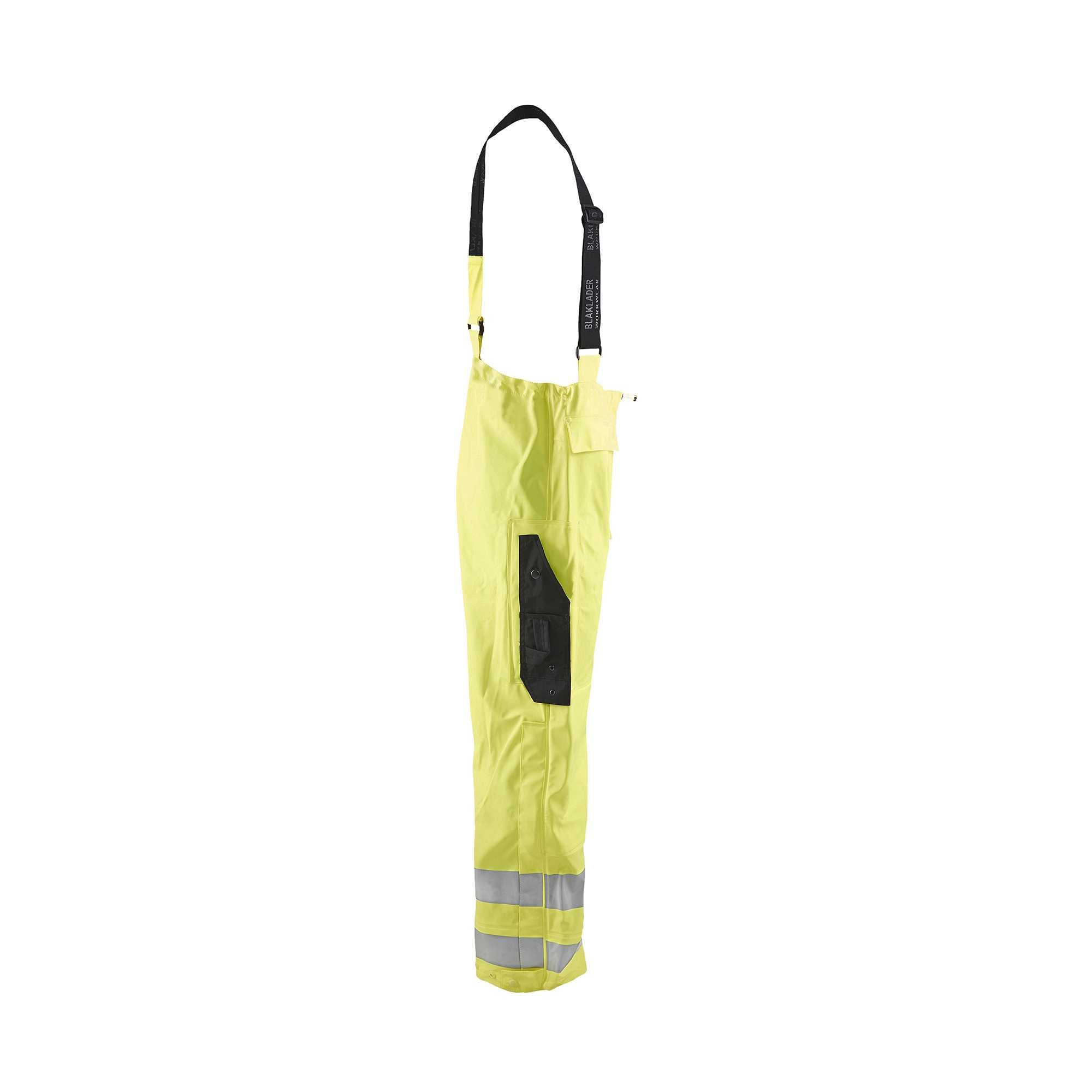 BLAKLADER 13062005 Regenhose Hi Vis Stufe 3 Hi Vis Reflektierende Arbeitshose Herren - Wasserdicht